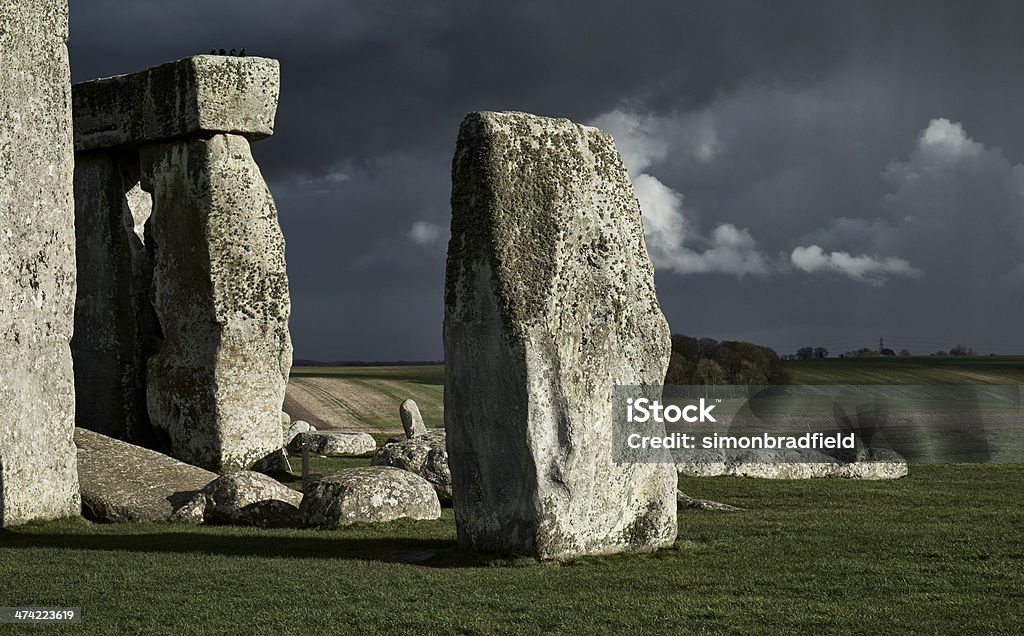 Stonehenge - Foto de stock de Cloudscape royalty-free