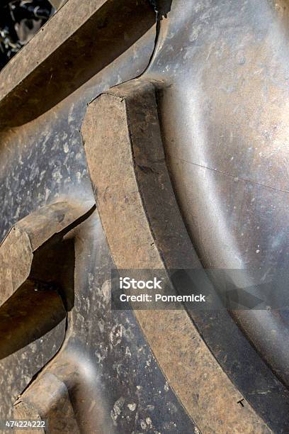 New Tractor Tyre Stock Photo - Download Image Now - 2015, Agriculture, Black Color