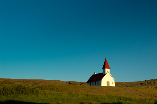 Small church in west Iceland, near Latrabjarg (Vestfirðir).