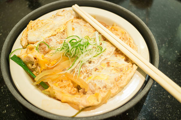 istock Japanese fried pork chop with rice 474229906