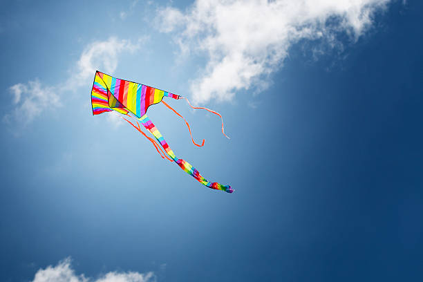 istock Colorful kite in the blue sky 474233426