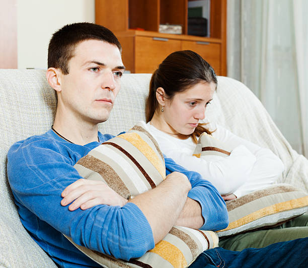 istock Sadness man and unhappy woman having problems 474237235