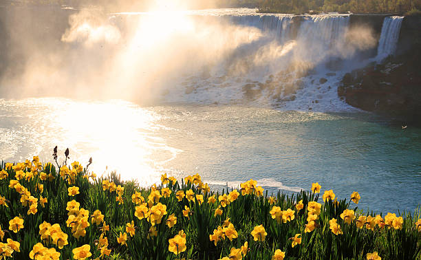 istock Niagara American Falls Spring Morning 474237754