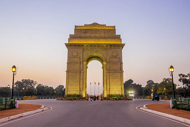 インド門、デリー - india gate delhi new delhi ストックフォトと画像