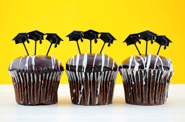 Happy Graduation Day party chocolate cupcakes