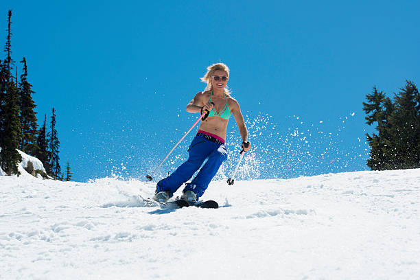 resorte de esquí - vail colorado skiing snow fotografías e imágenes de stock