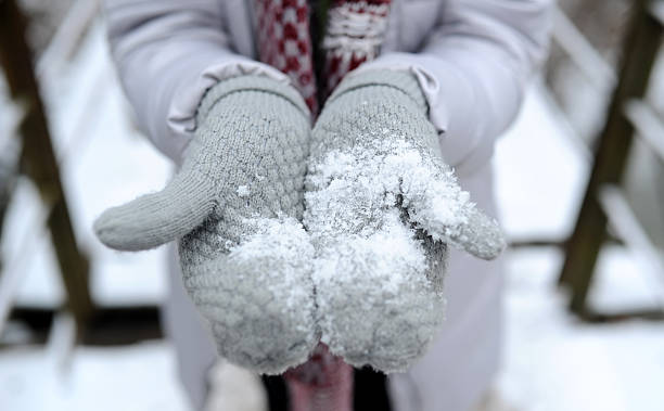 istock female hands in mittens 474259808