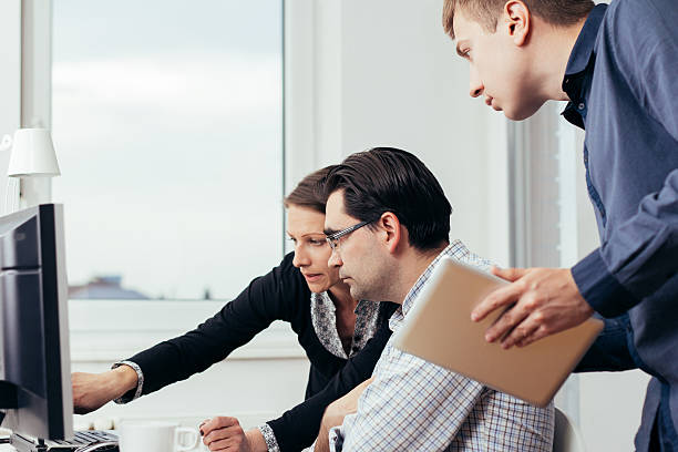 istock Photo of creative people working in the office 474260050