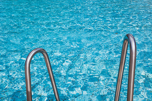 istock Swimming pool, stair rail 474266418