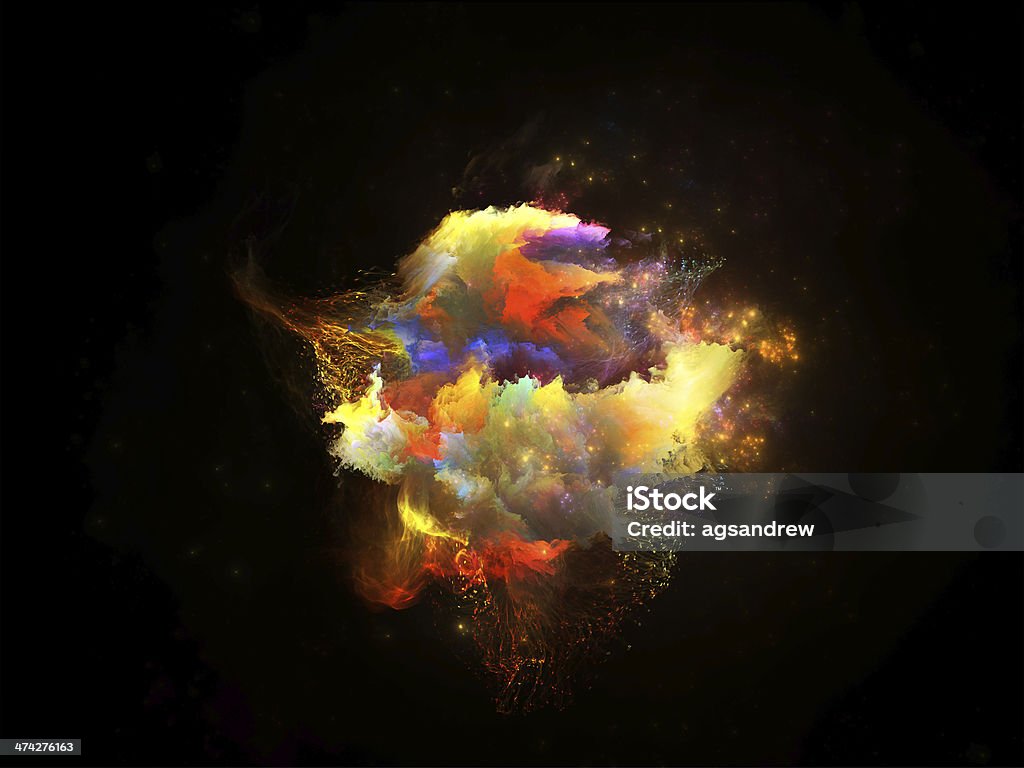 Conceptual Nebulae Fractal - Foto de stock de Abstracto libre de derechos