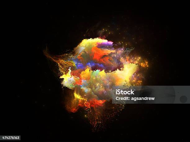 Conceptual Nebulae Fractal Foto de stock y más banco de imágenes de Abstracto - Abstracto, Arreglo, Astrofísica