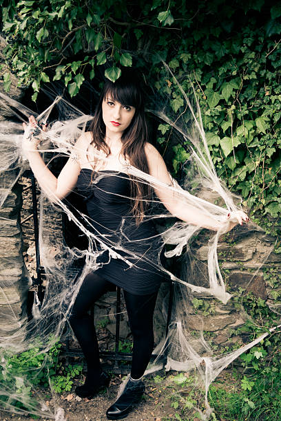 istock Woman in the cobweb 474276266