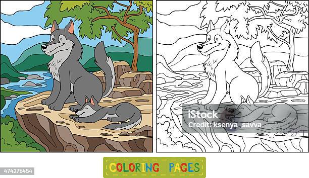 Coloring Book Stock Illustration - Download Image Now - Coloring Book Page - Illlustration Technique, Backgrounds, Animal Wildlife