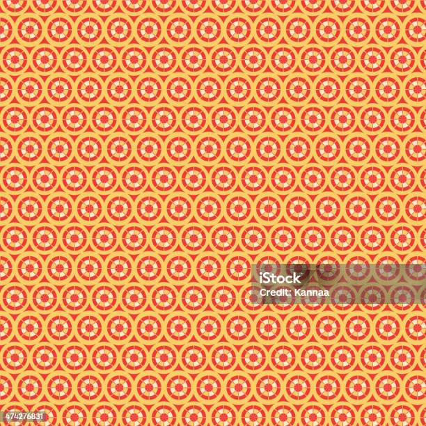 Abstract Circle Net Pattern Wallpaper Vector Illustration Stock Illustration - Download Image Now
