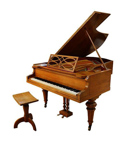 istock Grand Piano on White 474279506
