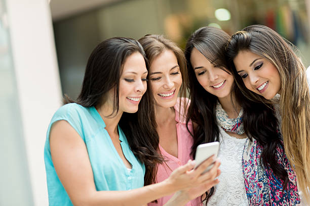 istock Friends looking at a selfie 474279796
