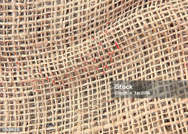 Sackcloth Textured Background Stock Photo - Download Image Now - 2015, Abstract, Antiquities