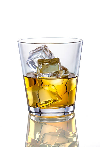 whiskey glass stock photo