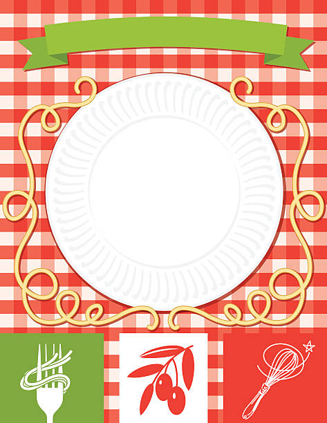 Pasta Border Clip Art