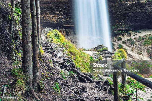 Photo libre de droit de Nature Printemps Cascade Dans La Forêt Profonde Coloré banque d'images et plus d'images libres de droit de Alpes juliennes