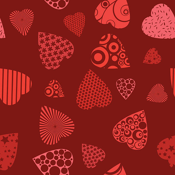 Seamless pattern with hearts Seamless pattern with hearts - Vector illustration for design dearness stock illustrations