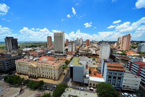 Asuncion, Paraguay: Vista de los edificios de la ciudad photo