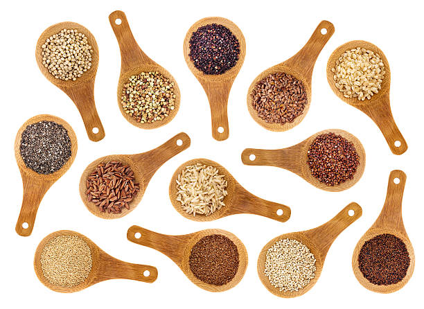 istock gluten free grains and seeds  abstract 474298574