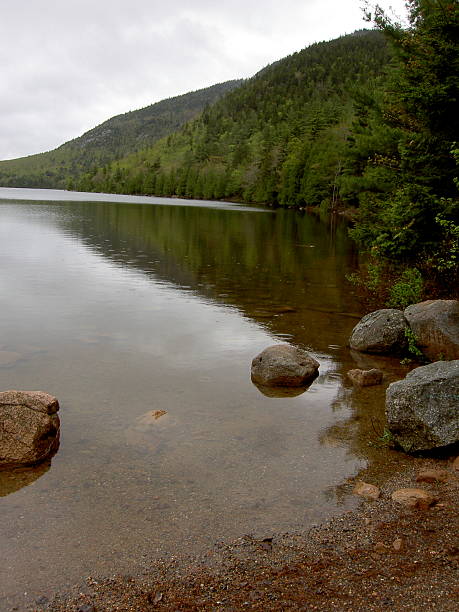 istock Acadia Lake in Rain 474299576