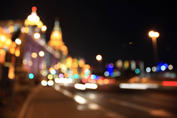 istock Blurry streetlights, Shanghai at night 474299830