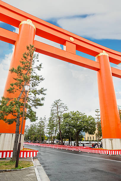 平安神宮、京都の日本 - 平安神宮 ストックフォトと画像