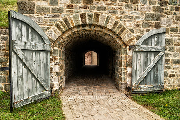 The gate of Louisbourg, Nova Scotia.