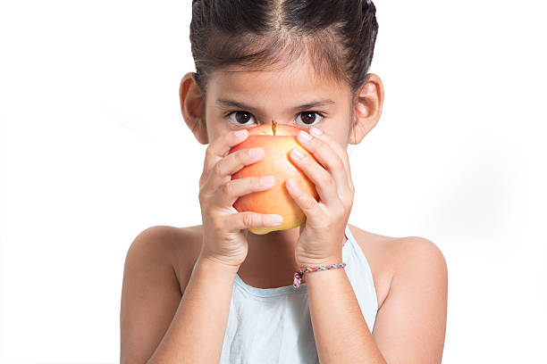istock girl to eat apple 474313100