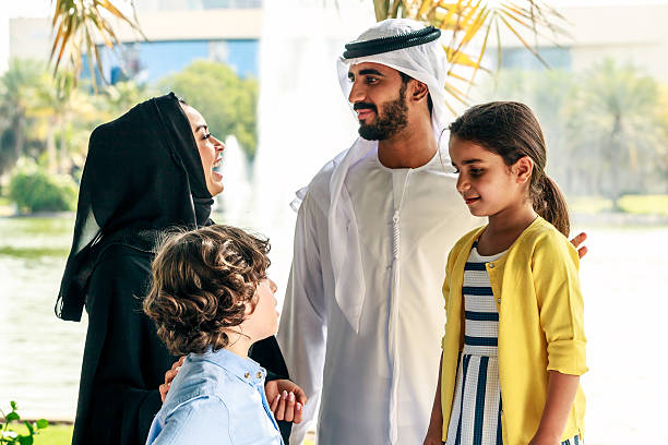istock An arab family are having fun in a park. 474316682