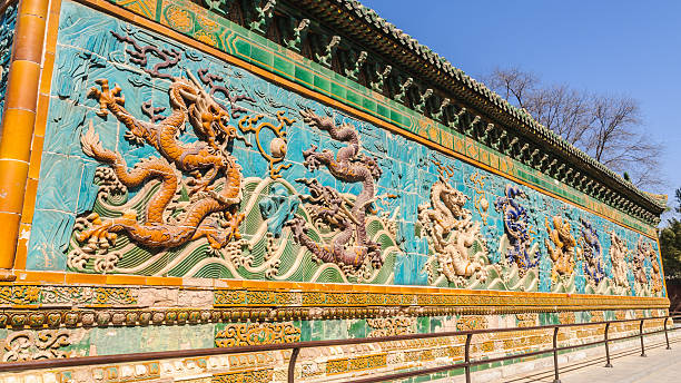 istock ancient dragon wall in Beihai park of Beijing，china 474317548