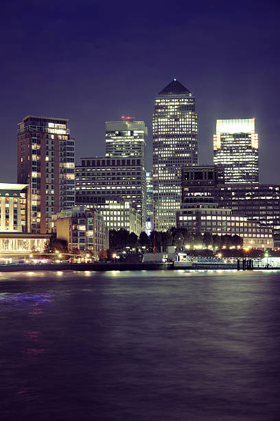 istock London Canary Wharf at night 474317938