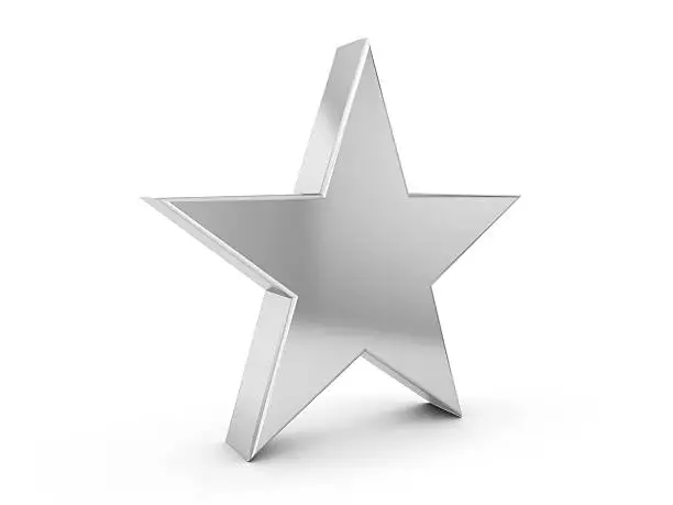 Photo of silver star symbol