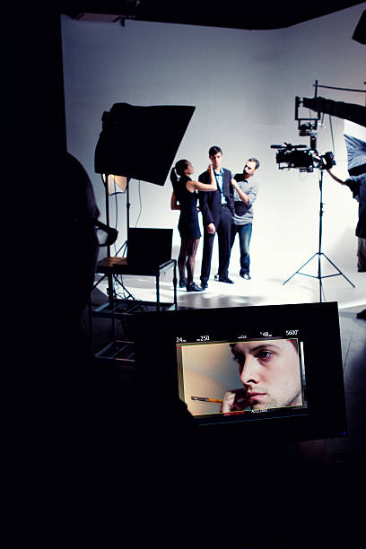 istock Makeup Artist and Stylist Working on Model 474322871