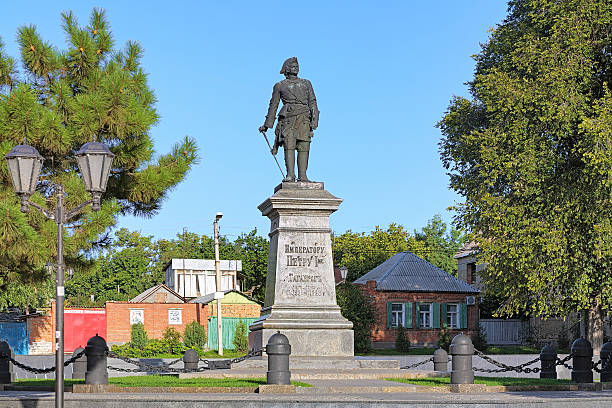 Peter the Great Monument in Taganrog, Russia