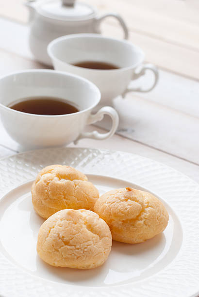 istock Fresh Mini Cream Puffs ,Close Up 474329592