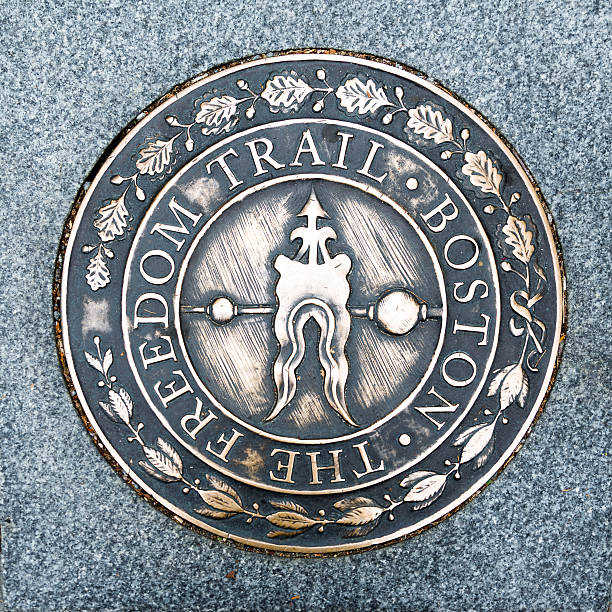 istock Mark along historic Freedom Trail in Boston, Massachusetts 474329682