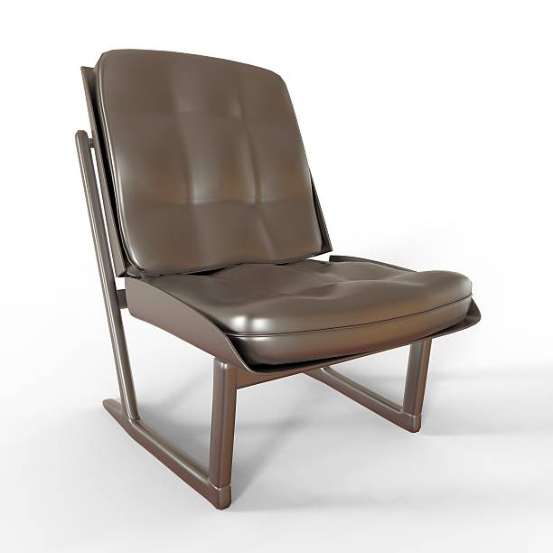 istock Office Chair Silver Metallic Colors 474330774