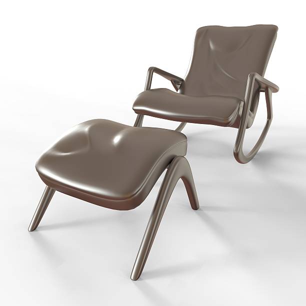 istock Chair Silver Metallic Colors 474330780
