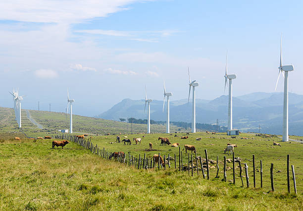 istock Wind turbines on a wind farm in Galicia, Spain 474331246