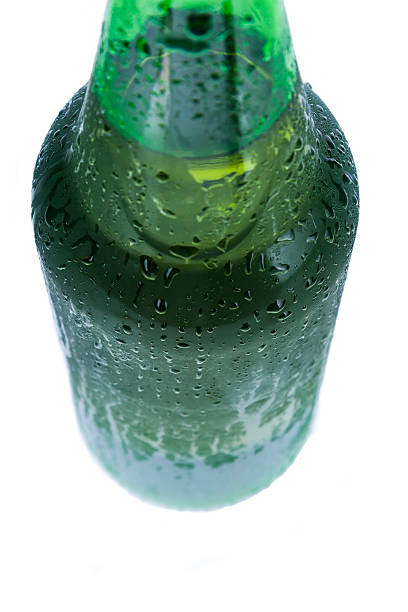 istock Bottle with golden beer. 474335450