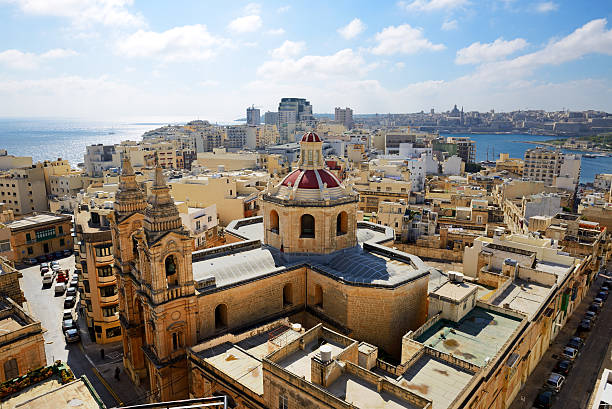 istock The view on Sliema and Valleta, Malta 474340670