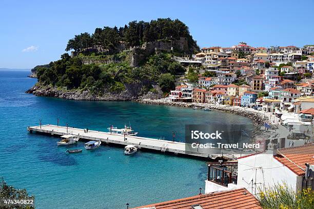 Parga Greece Stock Photo - Download Image Now - 2015, Architecture, Backgrounds