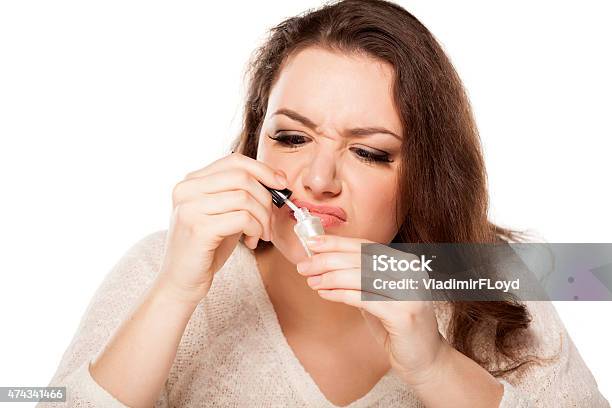 Nail Polish Smell Stock Photo - Download Image Now - 2015, Adult, Adults Only