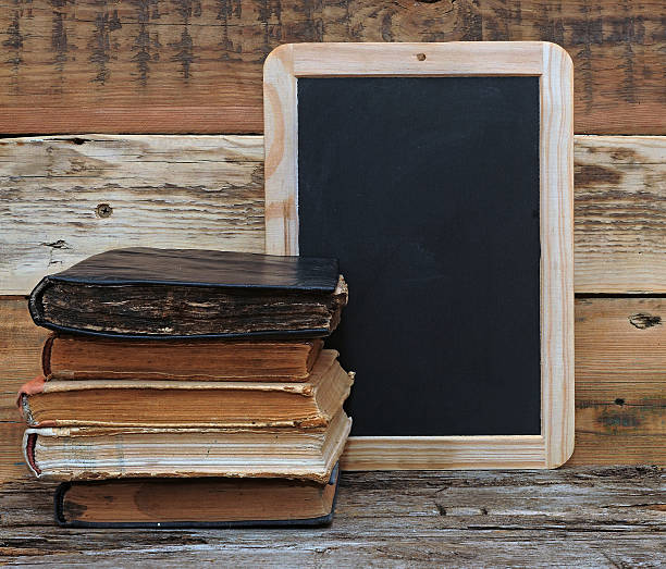 istock old school books are stacked on a desk 474342639