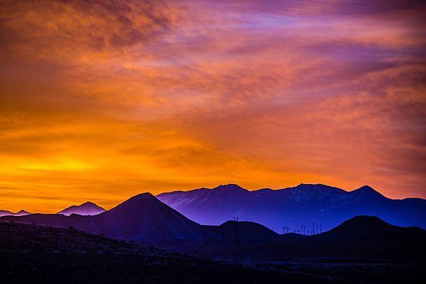 sunrise over colorado rocky mountains