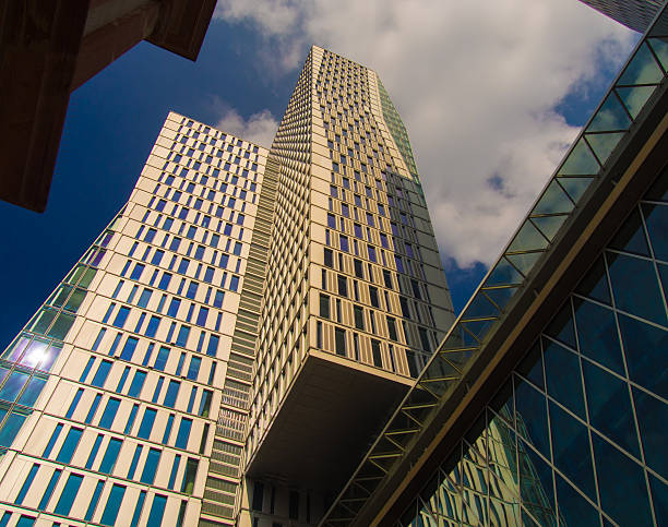 istock Modern architecture: Skyscrapers in Frankfurt, Germany 474347704